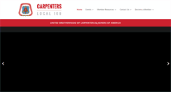 Desktop Screenshot of carpenters106.org